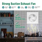 Weather resistant Solar Panel Powered Fan Efficient Ventilation for Greenhouse