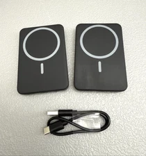 MyCharge Magnetic Wireless Power Bank 5,000mAh Powerbank Charger - 2 PACK