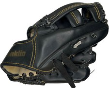 Franklin Youth Black Baseball Mitt Glove 9  Field Master Sport RHT 6663