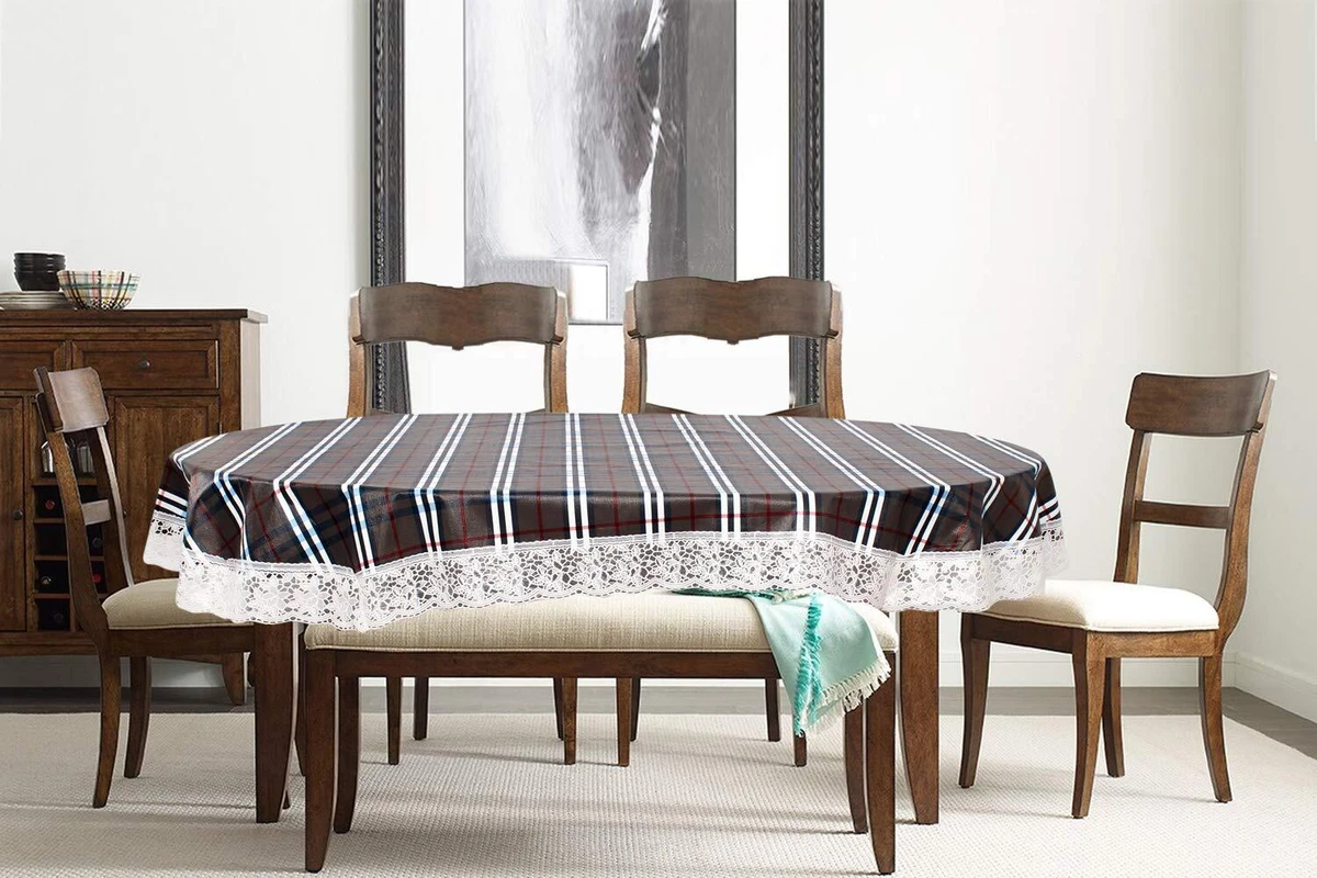 Oval dining table cover 6 seater deals