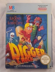 NINTENDO NES, DIGGER T. ROCK - THE LEGEND OF THE LOST CITY, OVP, Sammler