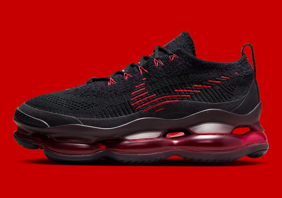 Nike Air Max Scorpion FK Flyknit Black University Red Bred Nike Air Max Scorpion FK Flyknit Black University Red Bred