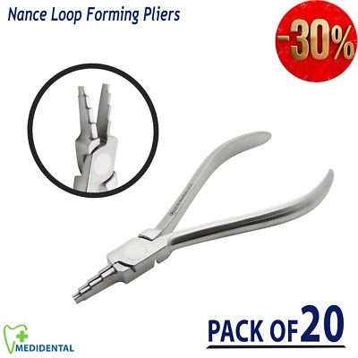 Nance Loop Forming Pliers Kieferorthopädische Dental Instrumente Ortho Zange 20 Stück