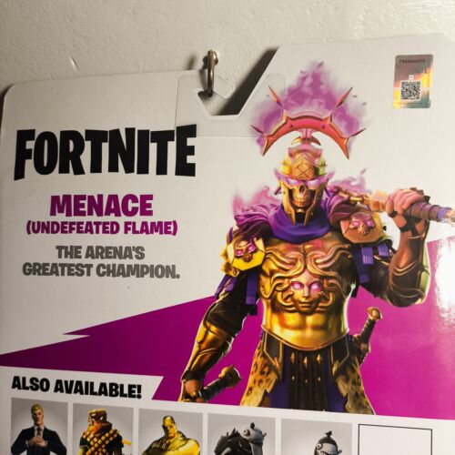 Figura de acción Fortnite Menace (Undefeated Flame) 4" Hot Drop Jazware nueva épica - Imagen 4 de 5