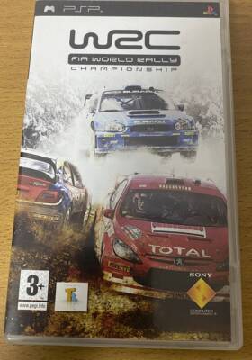 US version/European version PSP  WRC World Rally Championship Used