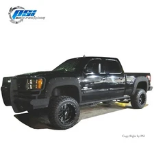 Pop-Out Bolt Fender Flares Fits GMC Sierra 2500 HD 3500 HD 2011-2014 Textured