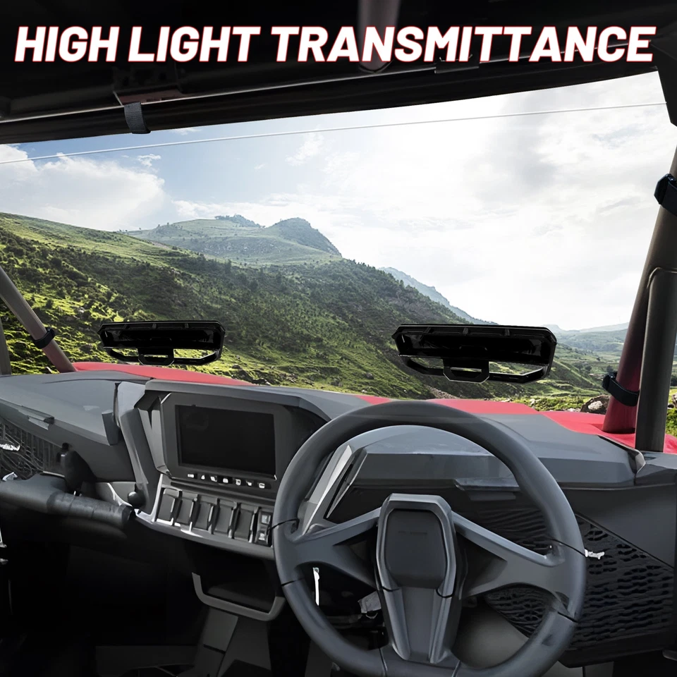 2x Left & Right UTV Roof Vents Kit for Polaris RZR General Ranger Teryx KRX Mule - Image 2 of 4