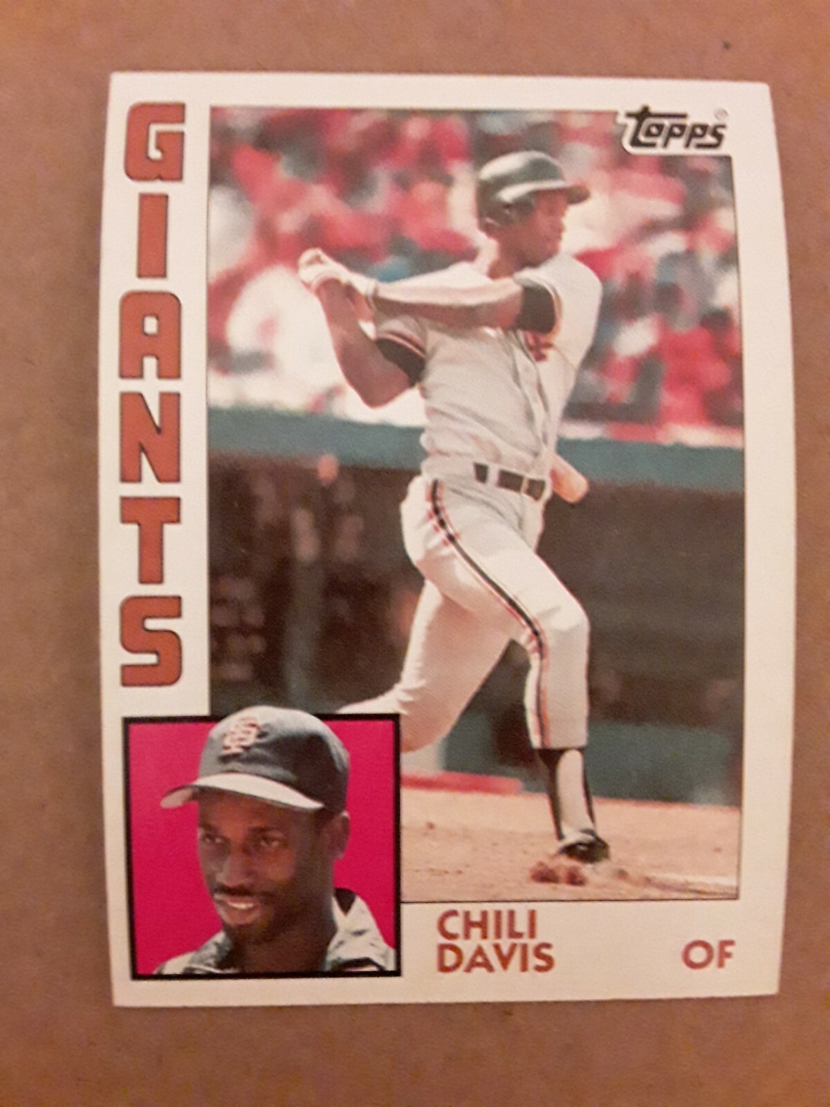 1984 Topps Chili Davis baseball card #494. San Francisco Giants. | eBay