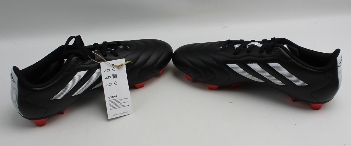 Adidas Goletto VIII FG Men\'s 10.5 Black White Athletic Soccer Cleats Boot GX7793 adidas Goletto VIII Firm Ground Soccer Cleats GX7793 main image 2