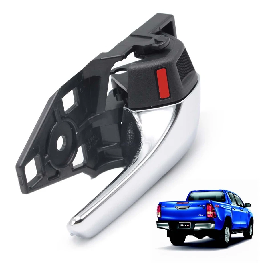 Подходит для пикапа Toyota Hilux Revo SR5 2015–2017 годов выпуска с внутренней отделкой под правую руку хромированный - Изображение 3 из 4