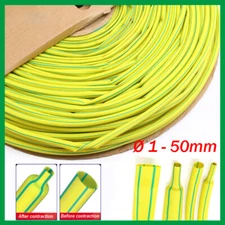 Yellow & Green Heat Shrink Tube Electrical Sleeve Car Cable/wire Heatshrink Wrap
