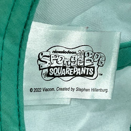 ADULT SpongeBob SquarePants Aqua Blue Tie Dye Hat Cap Adjustable Embroidered NEW - Picture 16 of 19
