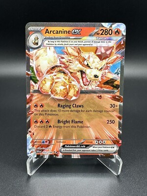 Pokemon Scarlet & Violet Base Set Double Rare Arcanine ex #32 Pokemon Scarlet & Violet Base Set Double Rare Arcanine ex #32