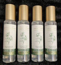 4 BATH  BODY WORKS  STRESS RELIEF  EUCALYPTUS  SPEARMINT MIST 1 Oz. Spray