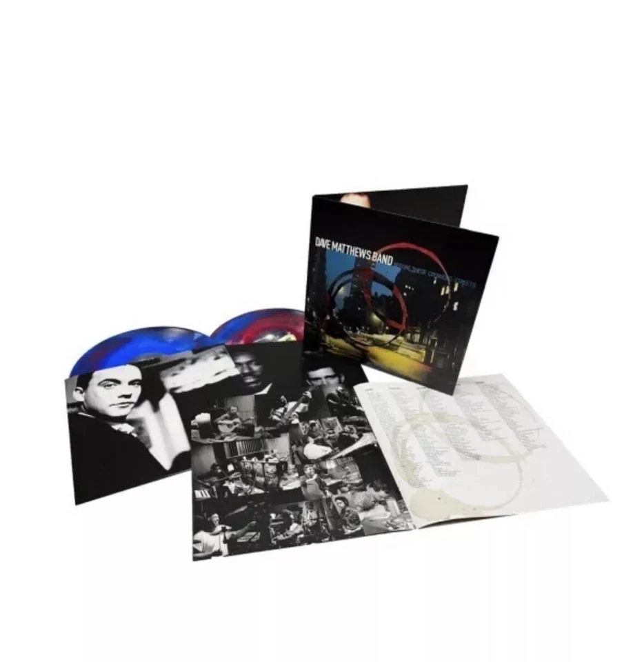 DMB Before These Crowded Streets 25th Anniversary 2-LP Set Red Blue Swirl Vinyl - Image 3 of 3