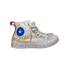 Converse high tops mens 9 women's 11  not a Chuck white sneakers pre-owned