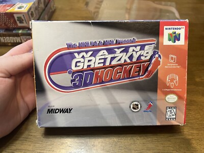 wiiu&new3dsLL&ps3&ソフトつき Wayne Gretzky's 3D Hockey (Nintendo 64) N64 CIB Complete in Box