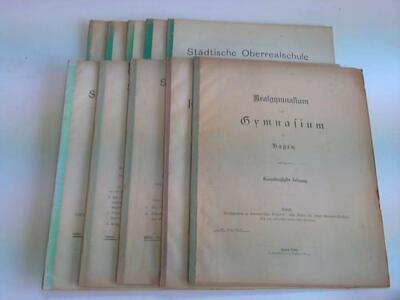 Ricken, W: Berichte über die Oberrealschule, Realgymnasium,Gymnasium und ...