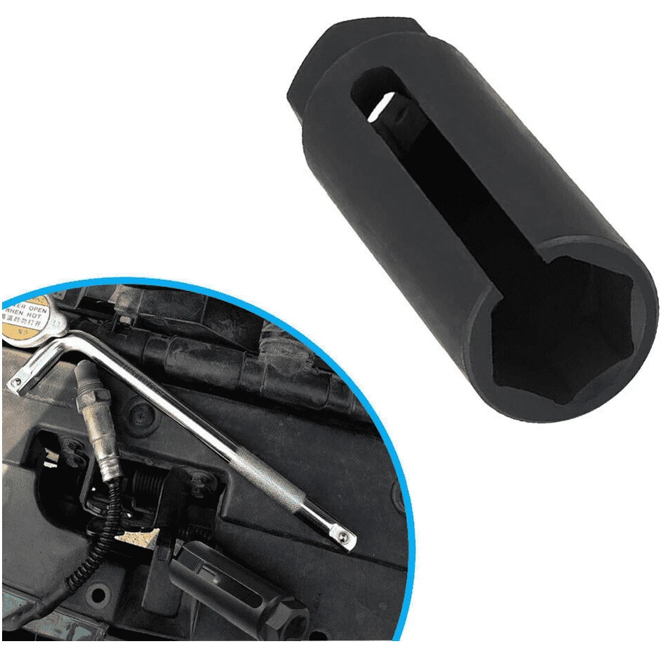 1x Universal 22mm 1/2" Accionamiento Coche Oxígeno Lambda Sensor Herramienta de Extracción de Llave de Enchufe Foto 3 de 4