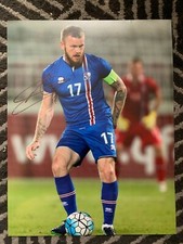 Iceland Aron Gunnarsson Autographed Signed 11x14 Photo COA #2