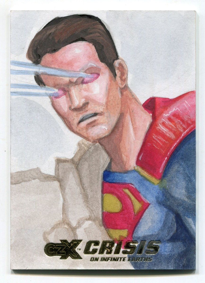 CZX Crisis on Infinite Earths sketch カード CZX® Crisis on Infinite Earths — Cryptozoic Entertainment