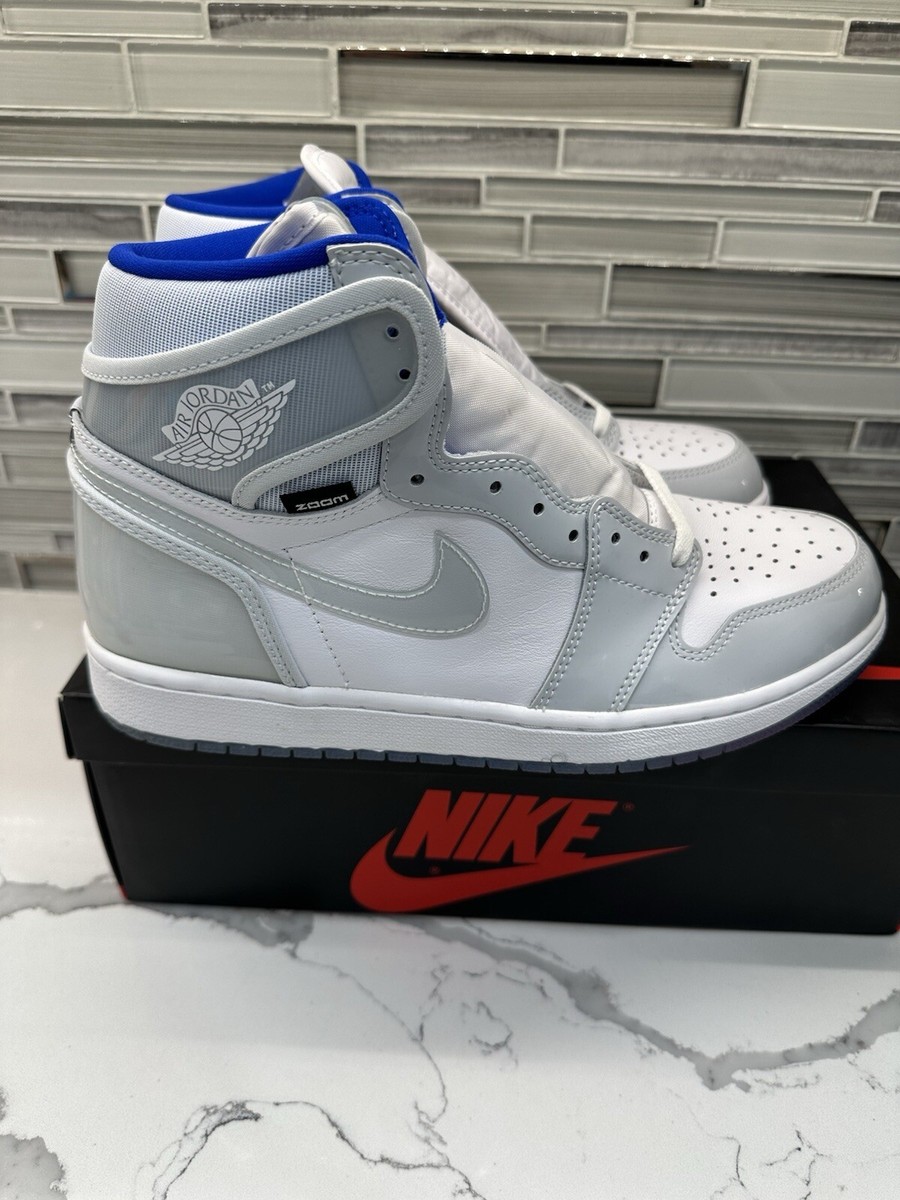 Nike Air Jordan 1 Zoom High Racer Blue - Men's Size 10.5 - Brand
