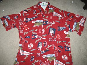 boston red sox hawaiian shirt