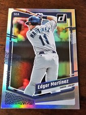 Edgar Martinez 2023 Donruss Baseball Career Stat Line /418 Seattle Mariners #203