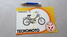 Tecnomoto 50 Personal "S" 1971 TUBONE depliant moto brochure