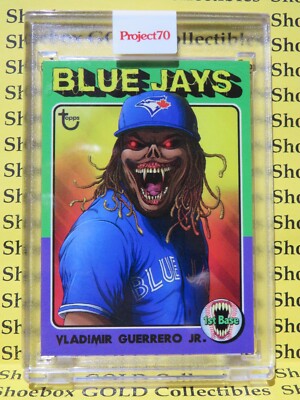 Vladimir Guerrero Jr. Topps Project70 Card #825 by Alex Pardee