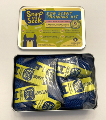 Race&Herd Sniff and Seek Dog Scent Training Kit, Dog Nosework Kit Scent 