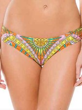 Trina Turk L113622 Women's Multicolor Tab Side Hipster Bottom Size 4