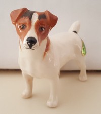 Vintage Jack Russell Terrier Beswick England Porcelain Dog Figurine