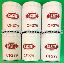 Case of 6 Engine Oil Filter CASITE CF279 For CHEVROLET, GMC, PONTIAC, PH5
