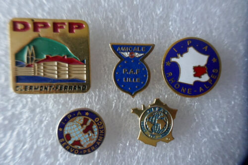 rare pin's lot Police international IPA - DPFP - PAF LILLE - Picture 1 of 2