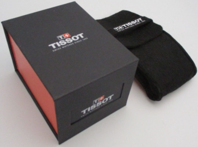 Genuine TISSOT Watch Travel Pouch Inside of Gift Presentation