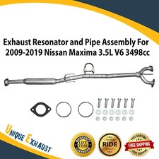 Exhaust Resonator and Pipe Assembly For 2009-2019 Nissan Maxima 3.5L V6 3498cc