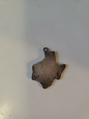Vintage Texas Souvenir Charm 60s Silver Mcm Travel - Picture 2 of 4