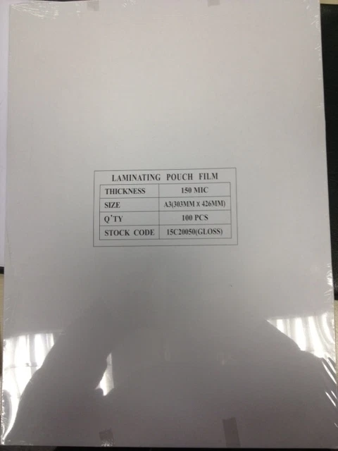 Laminierfolien A3 150micron pk100