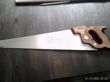 Vtg. Henry Disston D-23 Lightweight Saw 10 tp...