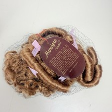 Monique Collection Doll Wig Auburn Modacrylic Heat Resistant New Old Stock NOS