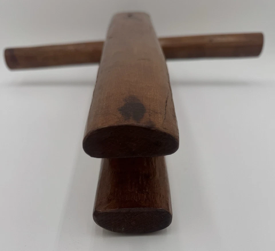 ROPE WRENCH Tightener,Hickory,19th Century,Early Rope Bed,T Handle/16”Antique - Image 4 of 4