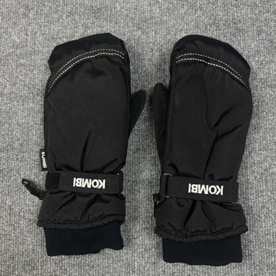 Kombi Mittens Mens XL Black Leather Palm Waterproof Insulated Ski Snow