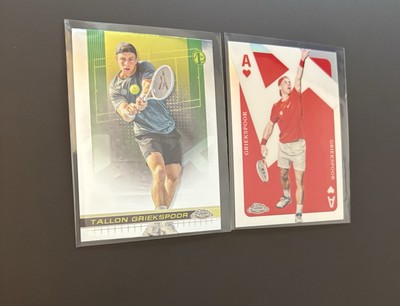 Topps Chrome Tennis 2024 Tallon Griekspor 2 Cards Lot