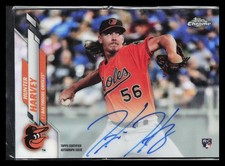 2020 Topps Chrome Hunter Harvey #RA-HH Refractor AU,SN /499,RC