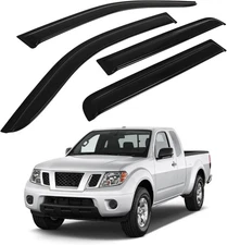 Side Window Deflectors Rain Guards Vent Window Visors for Nissan Frontier