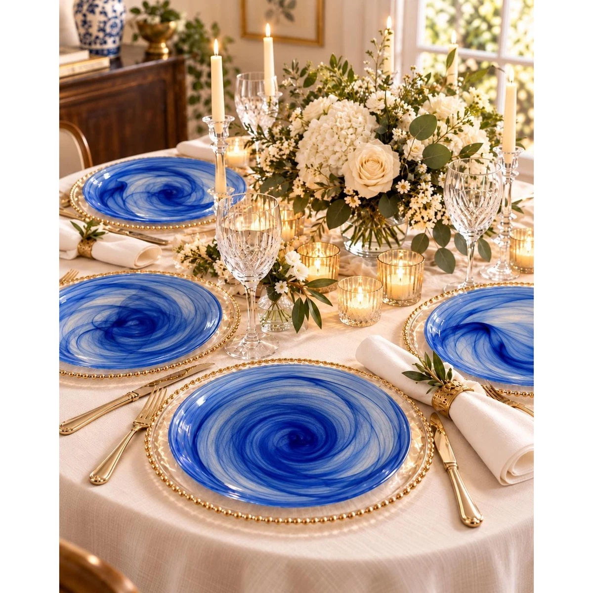 25+ Blue Glass Dinnerware Plates for sale | Updated Oct 2026