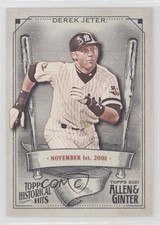 2021 Topps Allen & Ginter's Historical Hits Derek Jeter #HH-7 HOF 0g4b