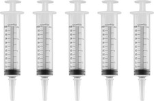 60ml Catheter Tip Syringe with Cover 5 Pieces by Brandzig   Sterile...