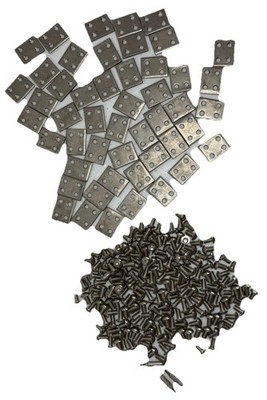 G Scale Joiner In/Outdoor Roll-EZ Clip Stainless Steel Track Lock Plates 10 sets